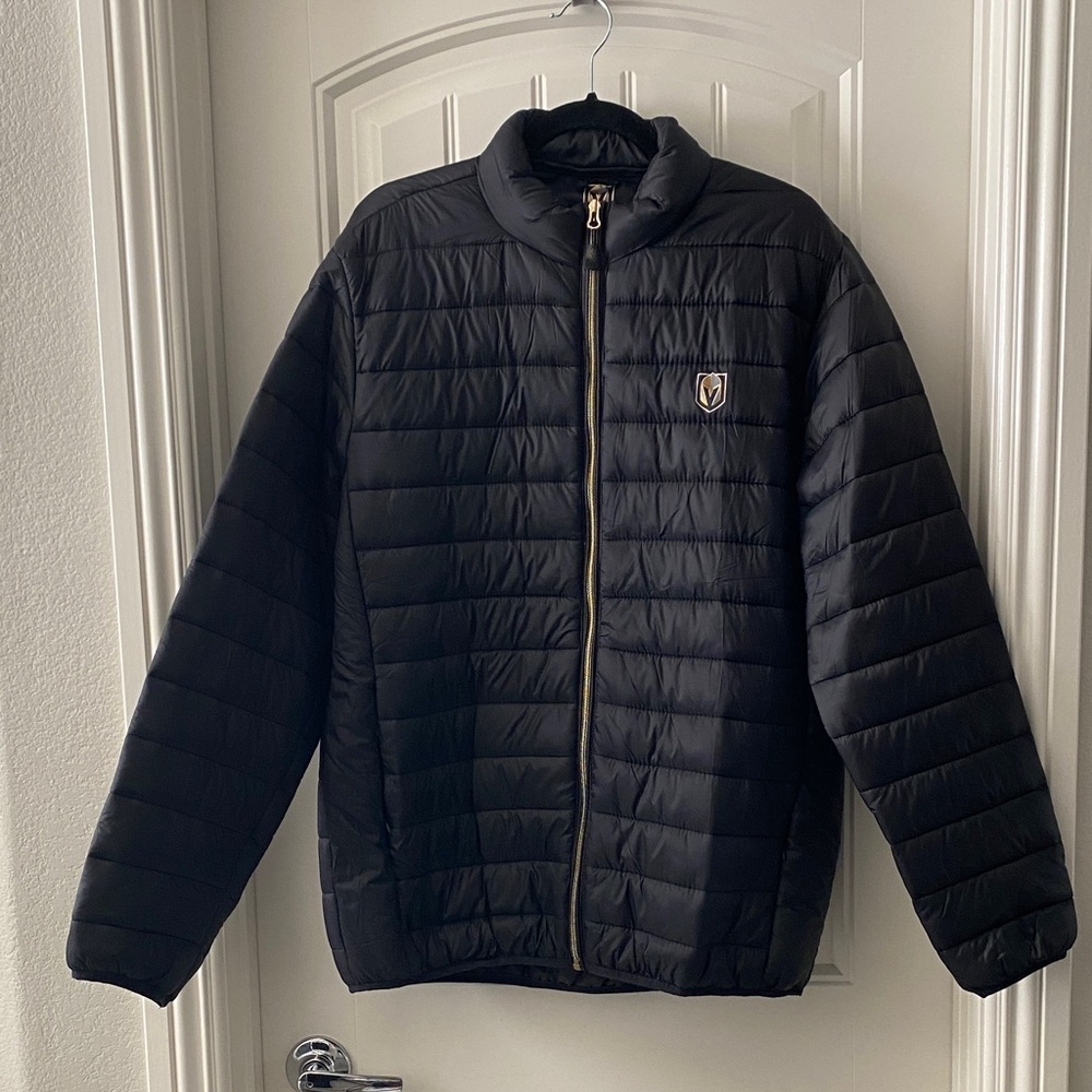 Men’s Black Puffer Jacket - Las Vegas Golden Knights